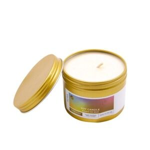 Aura Bath & Body - Coconut‎ Citrus - Tin Travel Candle - 4 oz / 113 g